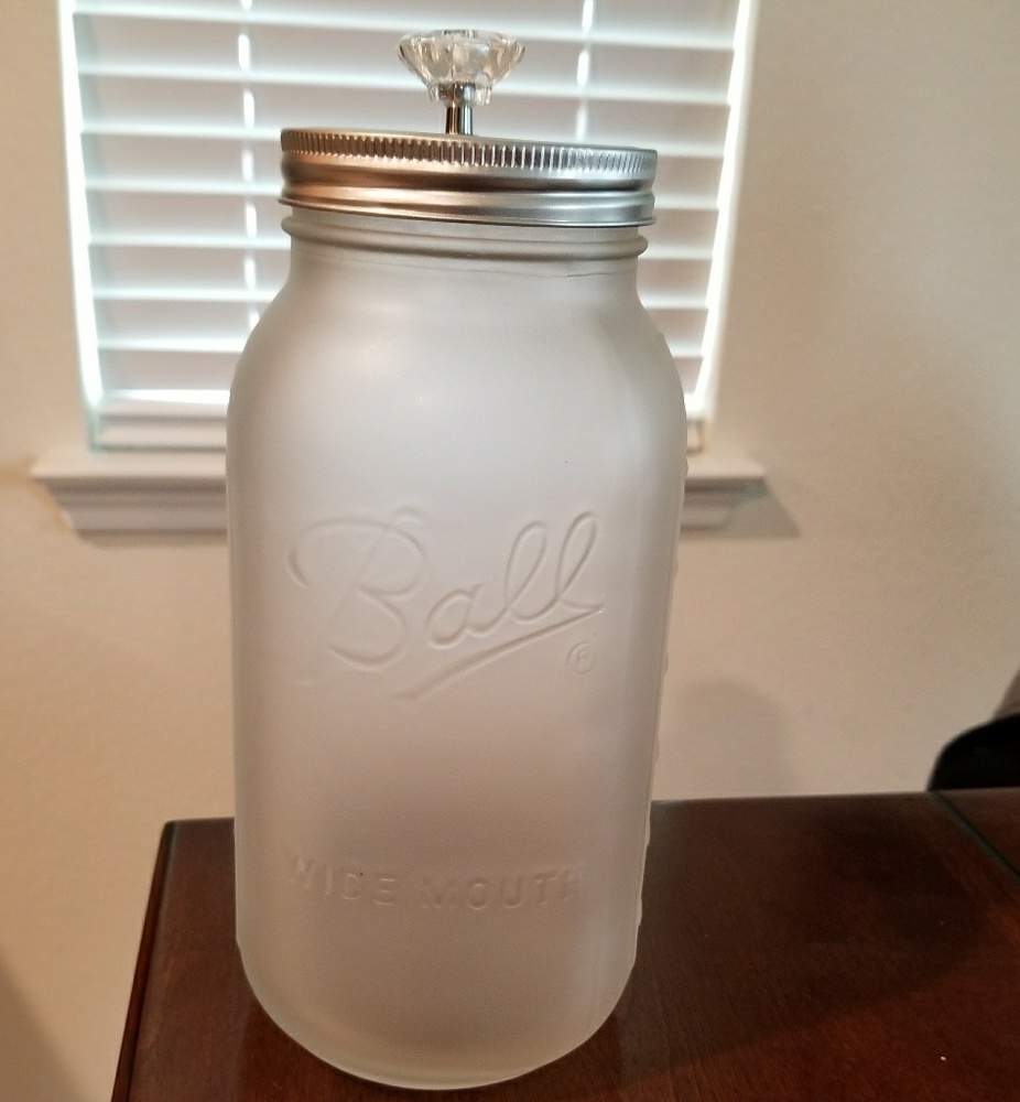 New 64oz mason jar